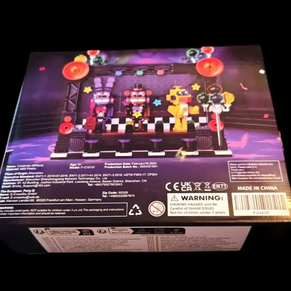FNAF Five Nights at Freddy's Celebrate Stage Building Block Set 467pcs